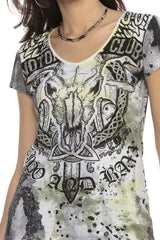 WT301 women's T-shirt with cool brand print