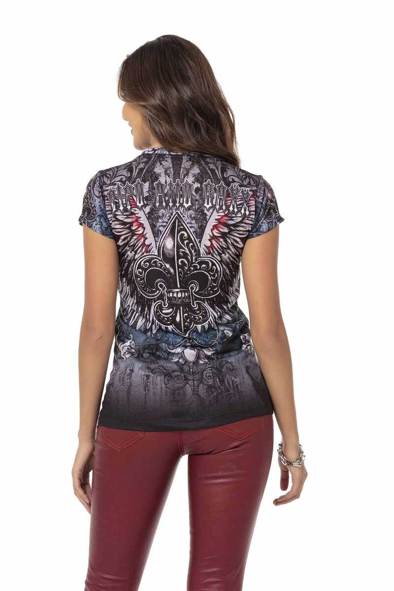 WT327 women's T-shirt with cool brand print