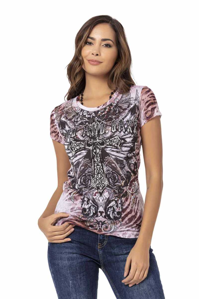 WT329 Women's T-shirt in an extravagant look