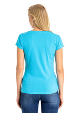 WT341 Women's T-shirt with shiny stone angel
