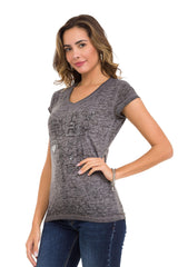 WT344 Women's T-shirt with eye-catching print