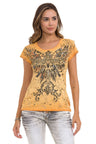 WT345 Women's T-shirt with fashionable front print