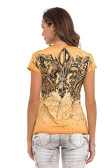 WT345 Women's T-shirt with fashionable front print