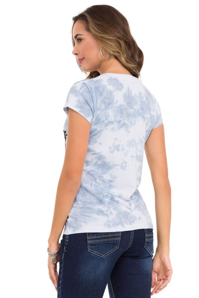 WT352 Women's T-shirt with fashionable all-over print