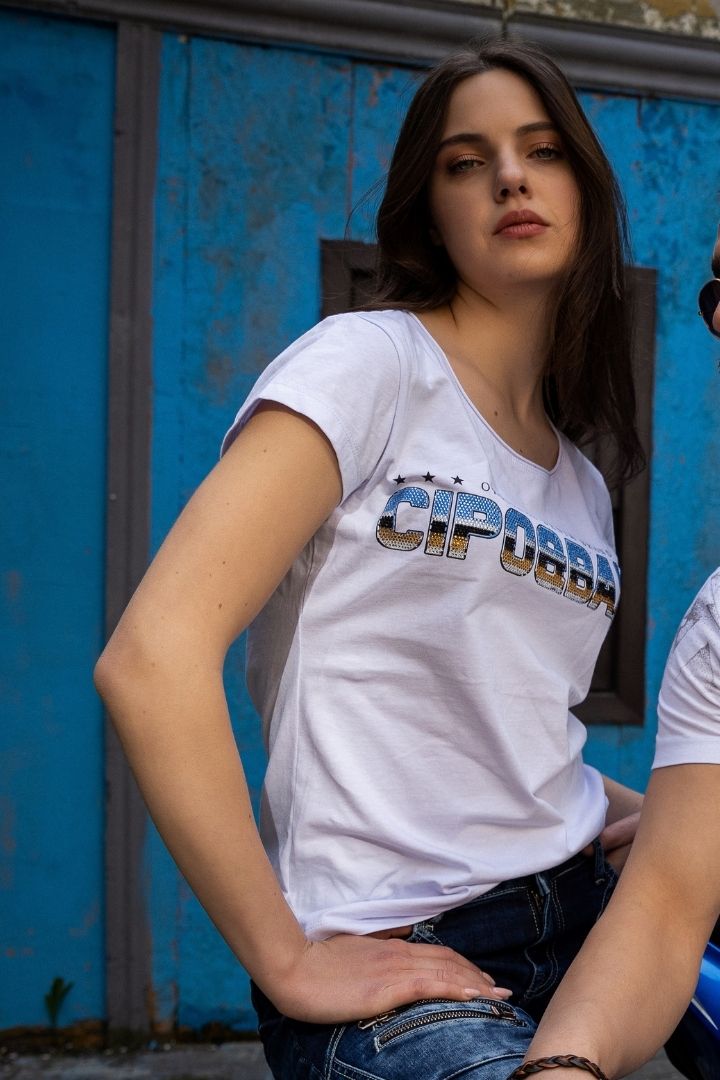 WT366 women's t-shirt futuristic stone