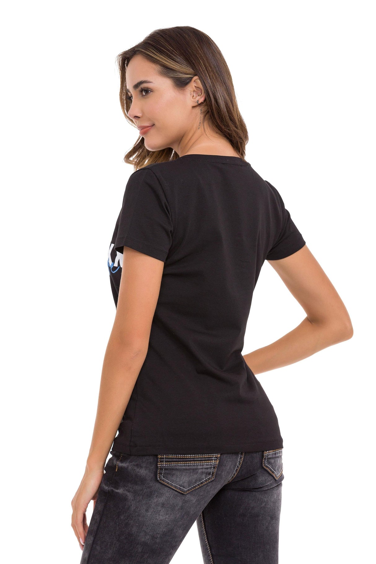 WT370 Women's T-shirt with exclusive embroidery