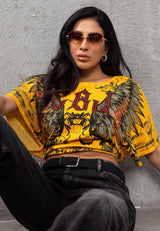 WT377 Women's T-shirt with large print