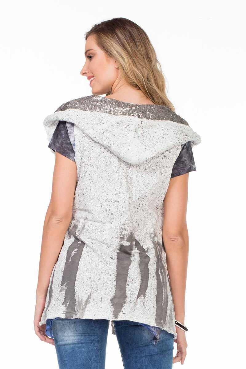WW111 Women's Softshell Vest in Sequin Design