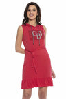 WY136 Women's Dress with Hood