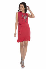 WY136 Women's Dress with Hood