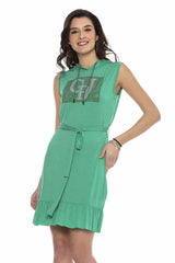 WY136 Women's Dress with Hood