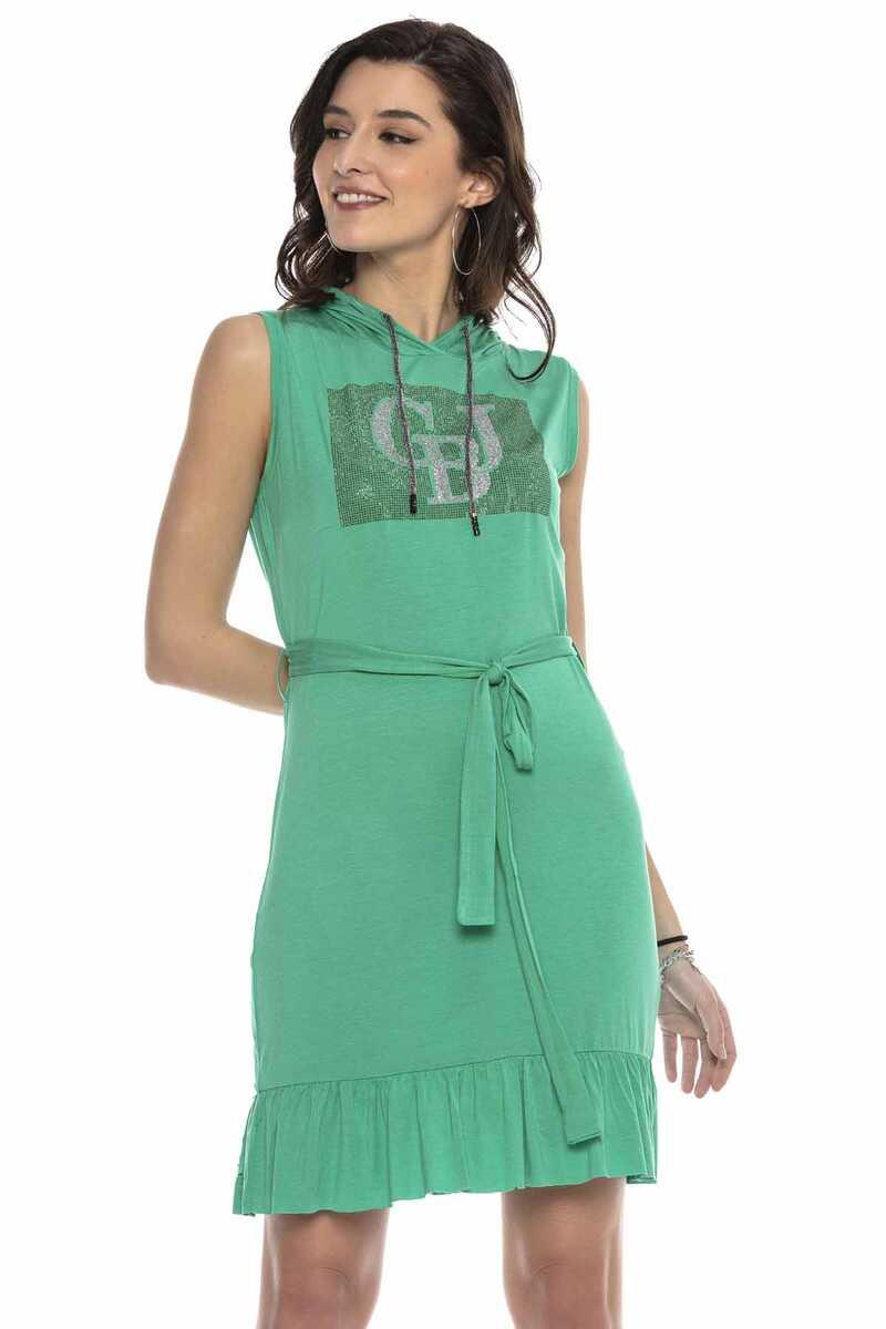 WY136 Women's Dress with Hood