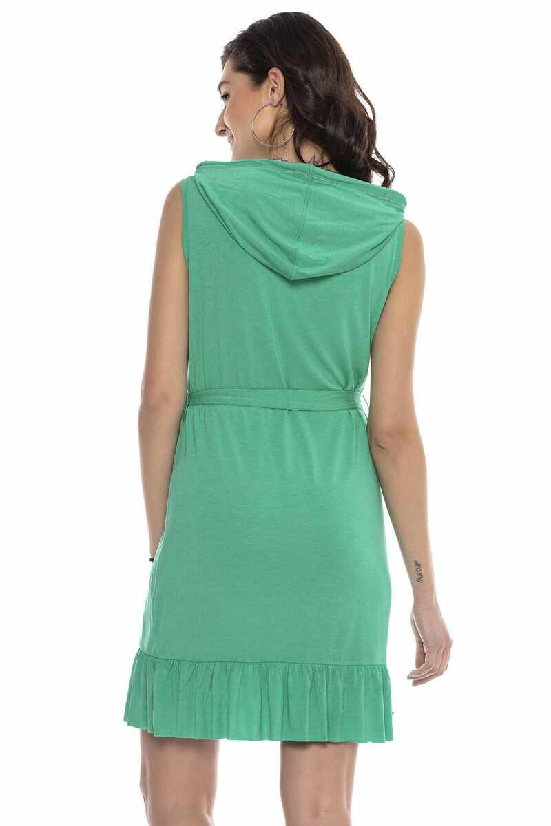 WY136 Women's Dress with Hood