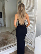 WY169 fitted long summer dress