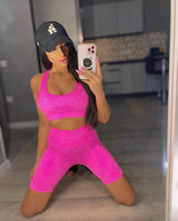WY178 2-piece sports set, yoga tracksuit