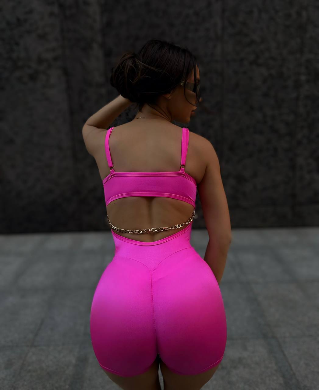 WY180 Sport Jumpsuit, short and tight-fitting