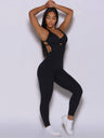 WY181 Jumpsuit tight-fitting with cut-outs