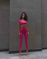WY183 2-piece sports set, yoga tracksuit