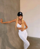 WY184 2-piece sports set, yoga tracksuit