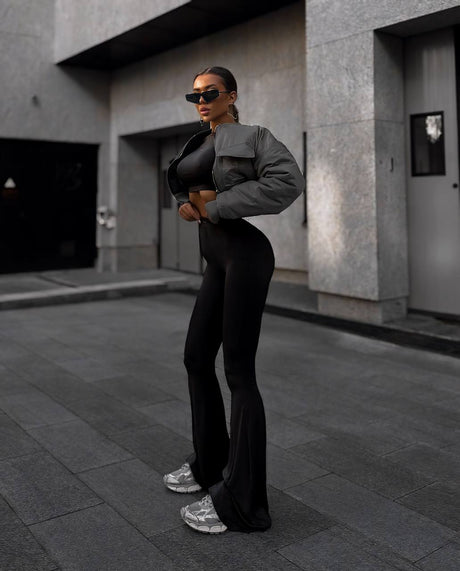 WY186 2-piece sports set, yoga tracksuit