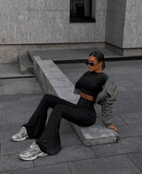 WY186 2-piece sports set, yoga tracksuit