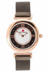WZ105 Ladies' Watch Gold Mesh Band Stone Steel